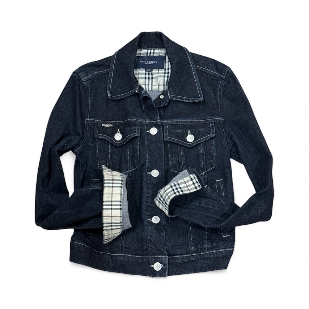 Burberry Dark Blue Kids Jean Jacket